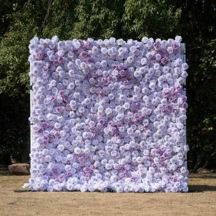 Fate£º3D Fabric Artificial rolling up curtain flower wall