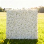 2025 New 5D Fabric Artificial rolling up curtain flower wall