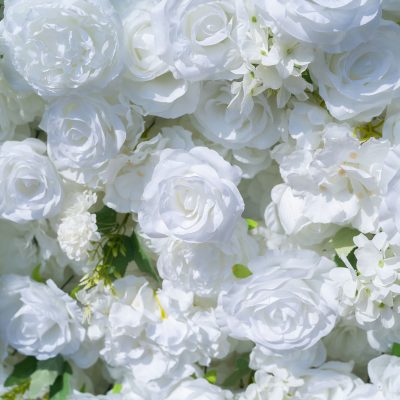 2025 New 5D Fabric Artificial rolling up curtain flower wall - Image 5