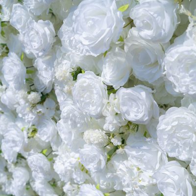 2025 New 5D Fabric Artificial rolling up curtain flower wall - Image 6