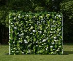 Fernando£º5D Fabric Artificial rolling up curtain flower wall