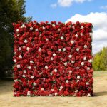 2025 New 3D Fabric Artificial zip up curtain flower wall
