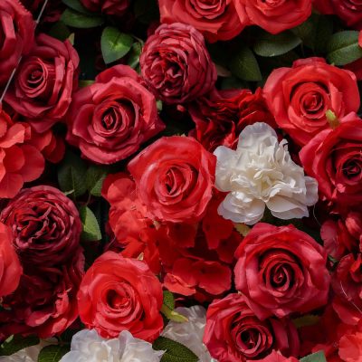 2025 New 3D Fabric Artificial zip up curtain flower wall - Image 2