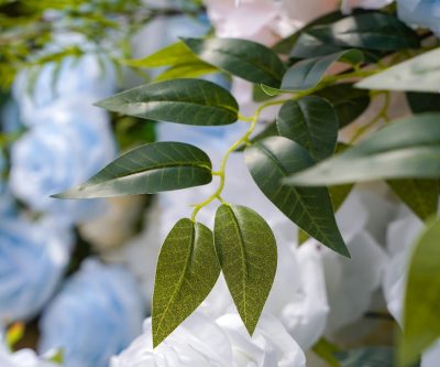 2025 New 5D Fabric Artificial rolling up curtain flower wall - Image 5