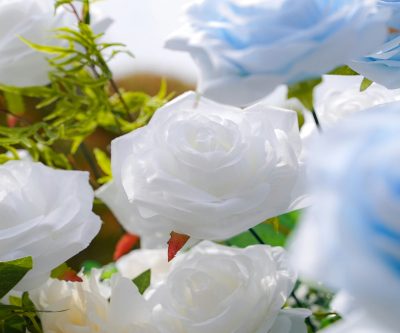 2025 New 5D Fabric Artificial rolling up curtain flower wall - Image 7