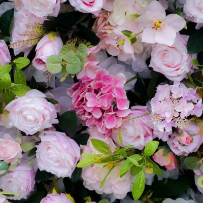 2025 New 7D 2025 New Fabric Artificial rolling up curtain flower wall - Image 4