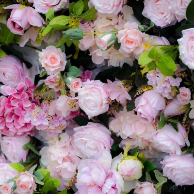 2025 New 7D 2025 New Fabric Artificial rolling up curtain flower wall - Image 5