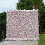 Hannah£º7D Fabric Artificial rolling up curtain flower wall