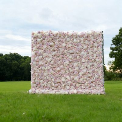 2025 New 7D Fabric Artificial rolling up curtain flower wall