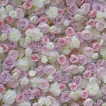 Hannah£º7D Fabric Artificial rolling up curtain flower wall - Image 2