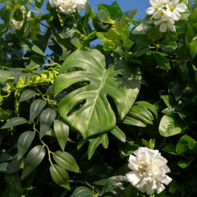 2025 New 5D Fabric Artificial rolling up curtain flower wall - Image 2