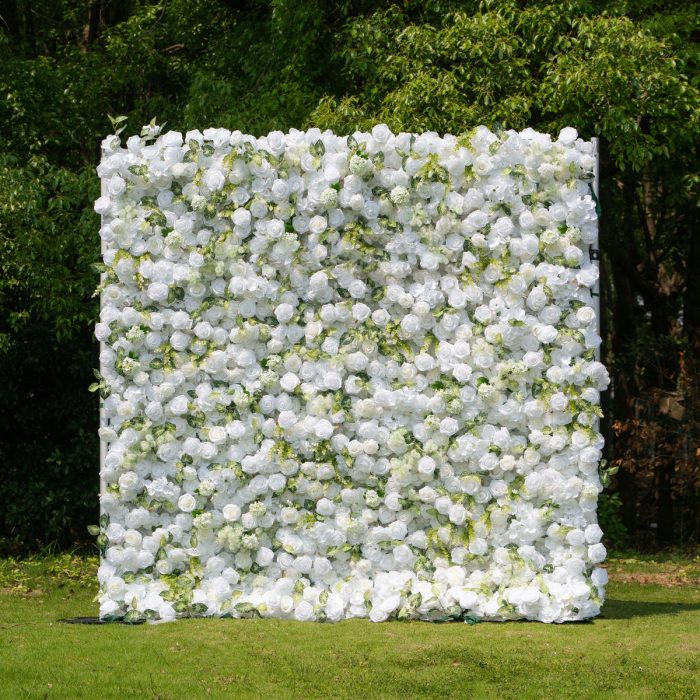 Icing £º3D Fabric Artificial rolling up curtain flower wall - Image 1