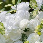 Icing £º3D Fabric Artificial rolling up curtain flower wall - Image 7