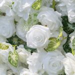 Icing £º3D Fabric Artificial rolling up curtain flower wall - Image 5