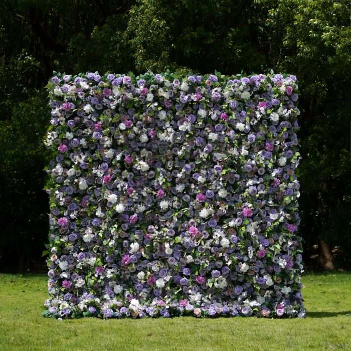 Isabella: 7D 2025 New Fabric Artificial rolling up curtain flower wall - Image 1