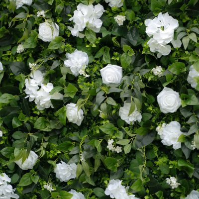 2025 New 3D Upgraded High-class Jane wall Fabric Artificial rolling up curtain flower wall - Image 2