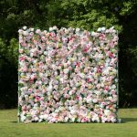 Jodie£º4D Fabric Artificial rolling up curtain flower wall