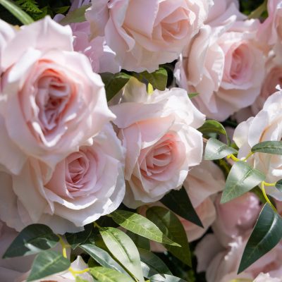 2025 New 3D Fabric Artificial rolling up curtain flower wall - Image 6