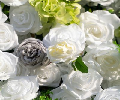 2025 New 5D Fabric Artificial rolling up curtain flower wall - Image 6