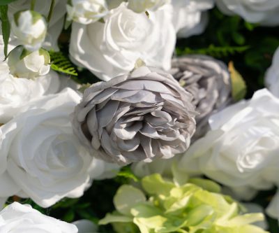 2025 New 5D Fabric Artificial rolling up curtain flower wall - Image 7