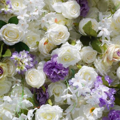 2025 New 7D Fabric Artificial rolling up curtain flower wall - Image 2