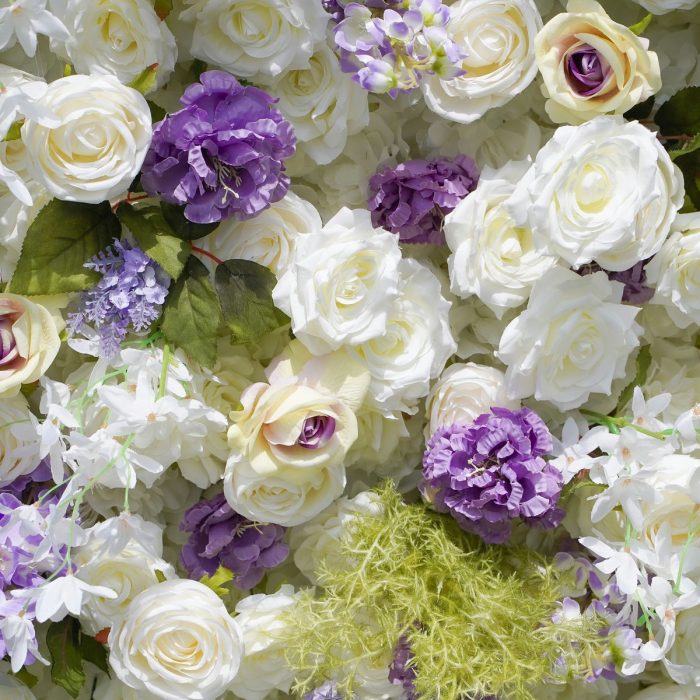 Lilianne£º7D Fabric Artificial rolling up curtain flower wall - Image 3