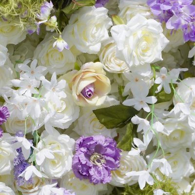 2025 New 7D Fabric Artificial rolling up curtain flower wall - Image 4