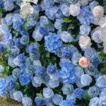 Lotte£º5D Fabric Artificial rolling up curtain flower wall - Image 8