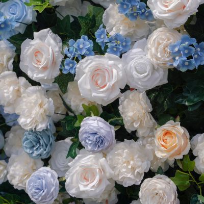 2025 New 5D Fabric Artificial rolling up curtain flower wall - Image 2