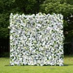 Louise£º4D Fabric Artificial rolling up curtain flower wall
