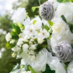 Louise£º4D Fabric Artificial rolling up curtain flower wall - Image 3