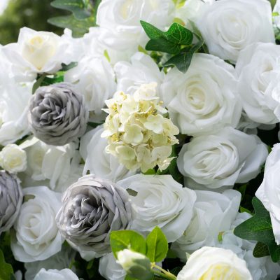 2025 New 4D Fabric Artificial rolling up curtain flower wall - Image 4