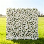 2025 New 4D Fabric Artificial zip up curtain flower wall