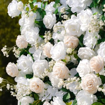 2025 New 4D Fabric Artificial zip up curtain flower wall - Image 2