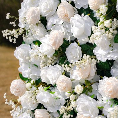 2025 New 4D Fabric Artificial zip up curtain flower wall - Image 3