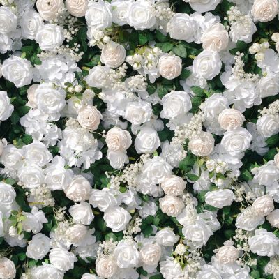2025 New 4D Fabric Artificial zip up curtain flower wall - Image 4