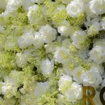 Maia£º7D Fabric Artificial rolling up curtain flower wall - Image 3