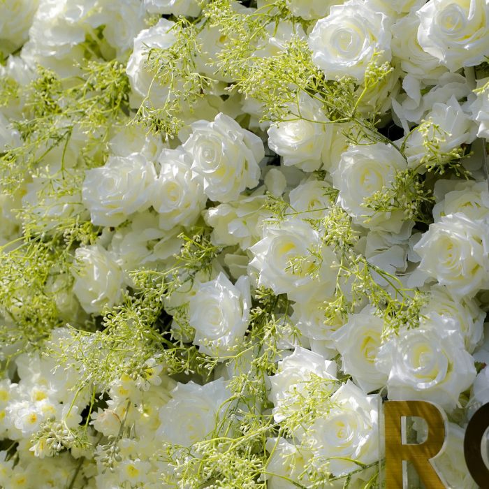 Maia£º7D Fabric Artificial rolling up curtain flower wall - Image 3
