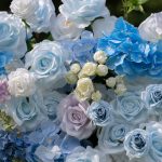 Maisie£º4D Fabric Artificial rolling up curtain flower wall - Image 4