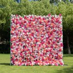 Mariposa£º4D Fabric Artificial rolling up curtain flower wall