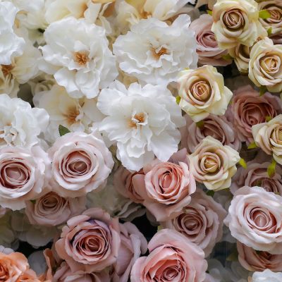 2025 New 7D Fabric Artificial rolling up curtain flower wall - Image 4