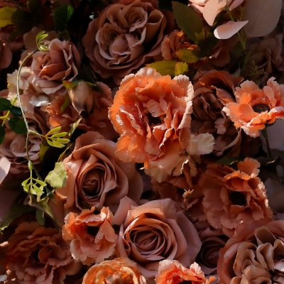 2025 New 7D Fabric Artificial rolling up curtain flower wall - Image 5