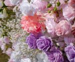 Nari£º5D Fabric Artificial rolling up curtain flower wall - Image 8