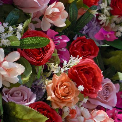 2025 New 7D  Fabric Artificial rolling up curtain flower wall - Image 2