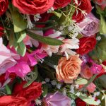 NooZay£º7D 2025 Fabric Artificial rolling up curtain flower wall - Image 4