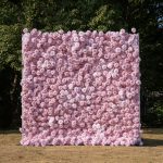 2025 New 3D Fabric Artificial rolling up curtain flower wall