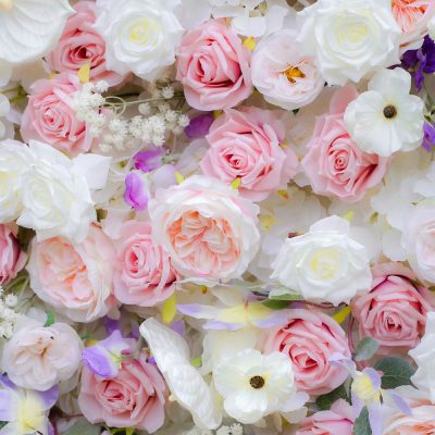 2025 New 7D Fabric Artificial rolling up curtain flower wall - Image 4