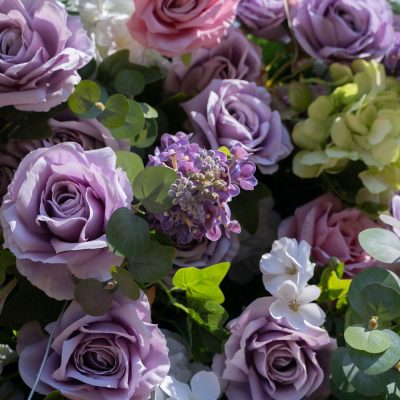 2025 New 5D Fabric Artificial zip up curtain flower wall - Image 4