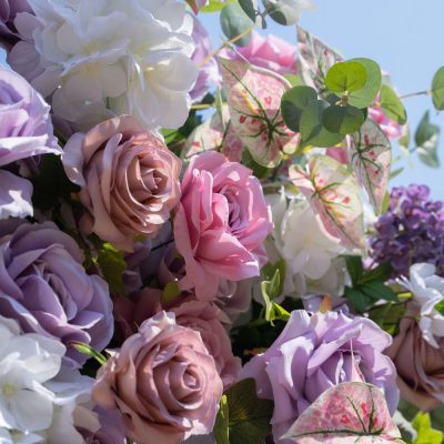 2025 New 5D Fabric Artificial zip up curtain flower wall - Image 7