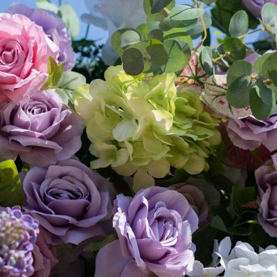 2025 New 5D Fabric Artificial zip up curtain flower wall - Image 6